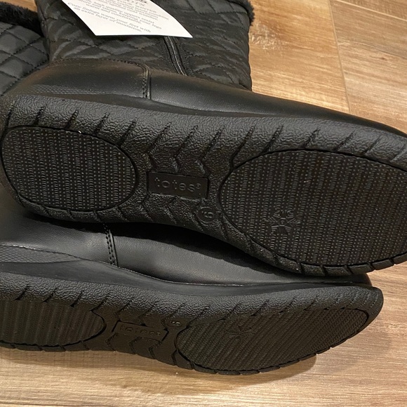 totes Black Waterproof Winter Boots - Picture 4 of 6